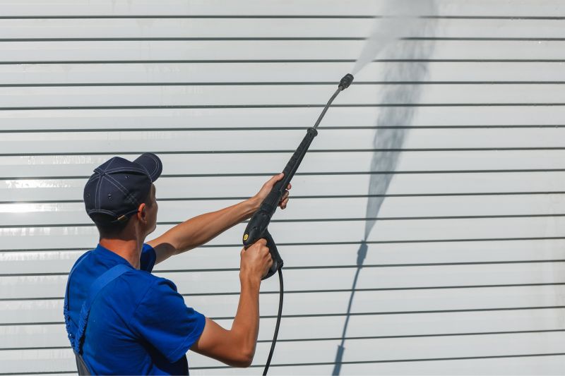 Power Washing Equipment in Use